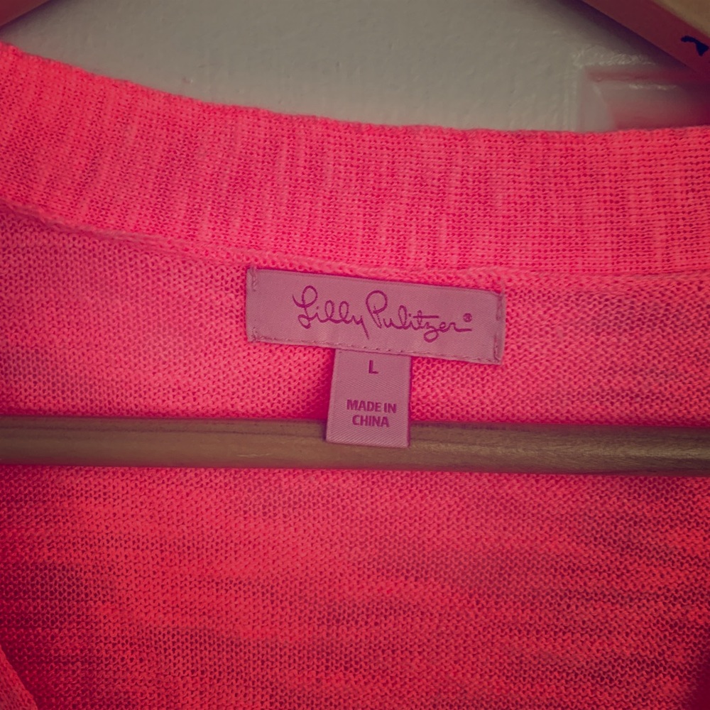 Lily Pulitzer Hot Pink Cotton Tunic
